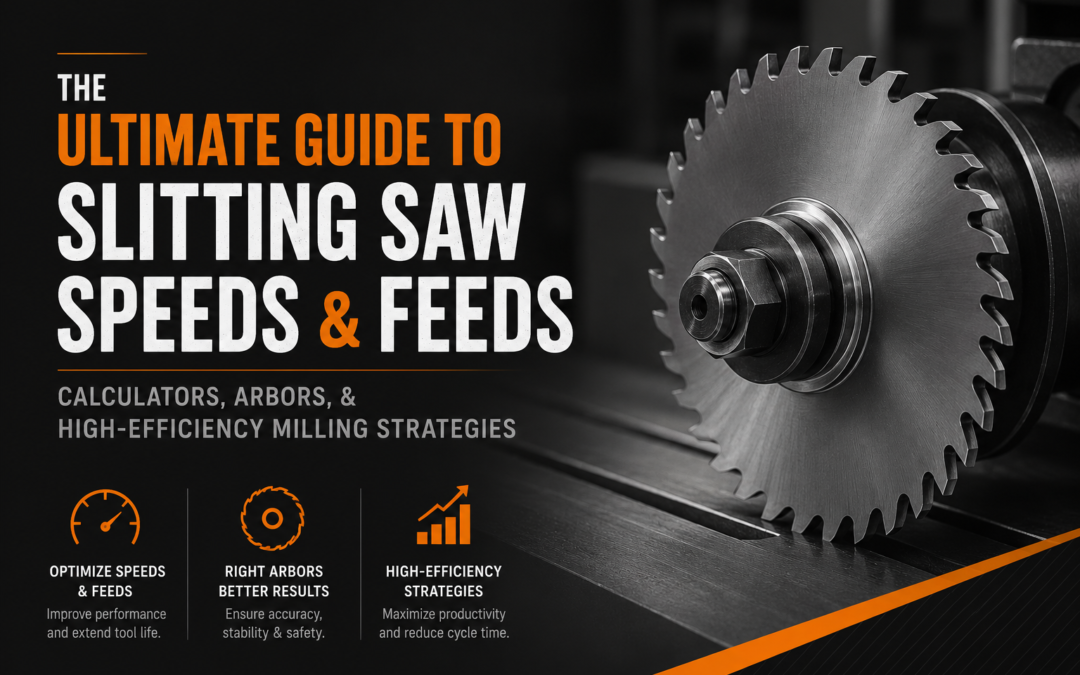 The Ultimate Guide to Slitting Saw Speeds and Feeds: Calculators, Arbors, & High-Efficiency Milling Strategies