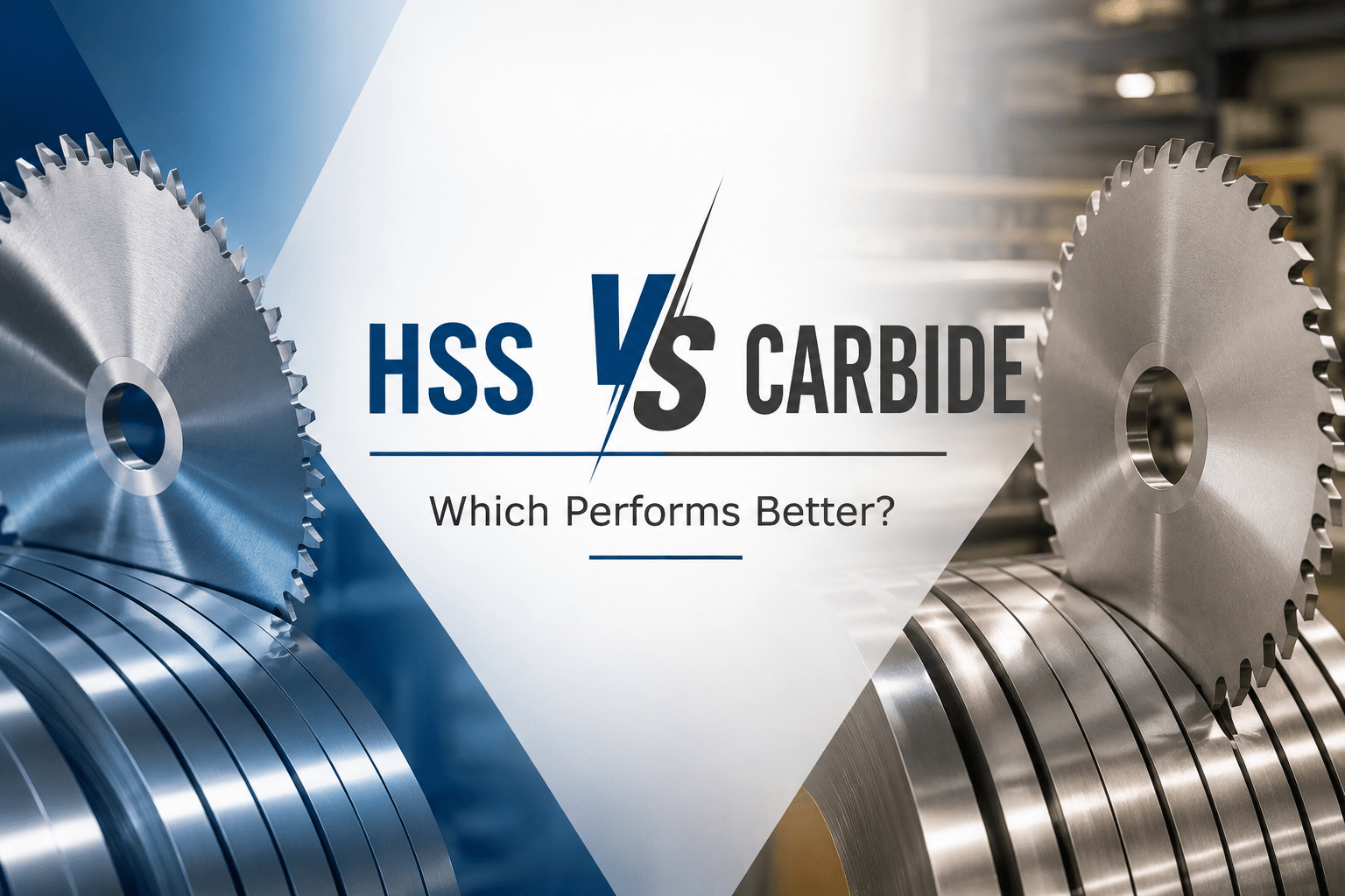 HSSvsCarbideSlittingSawPerformanceComparison HSS and carbide slitting saw performance comparison chart