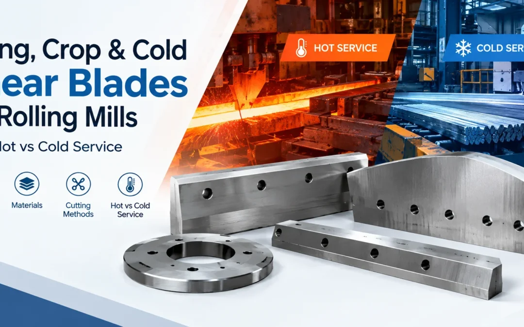 Flying, Crop and Cold Shear Blades for Rolling Mills: Hot vs Cold Service