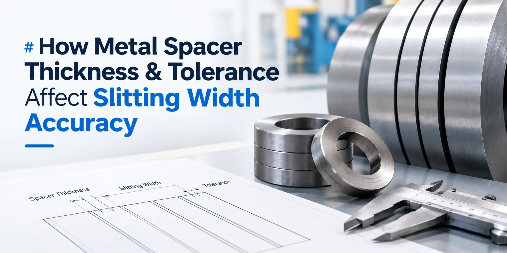 How Metal Spacer Thickness & Tolerance Affect Slitting Width Accuracy