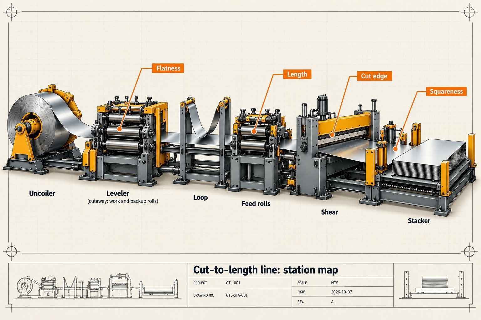 Cut-to-Length Line: How It Works and Which Station Controls Each Sheet Defect